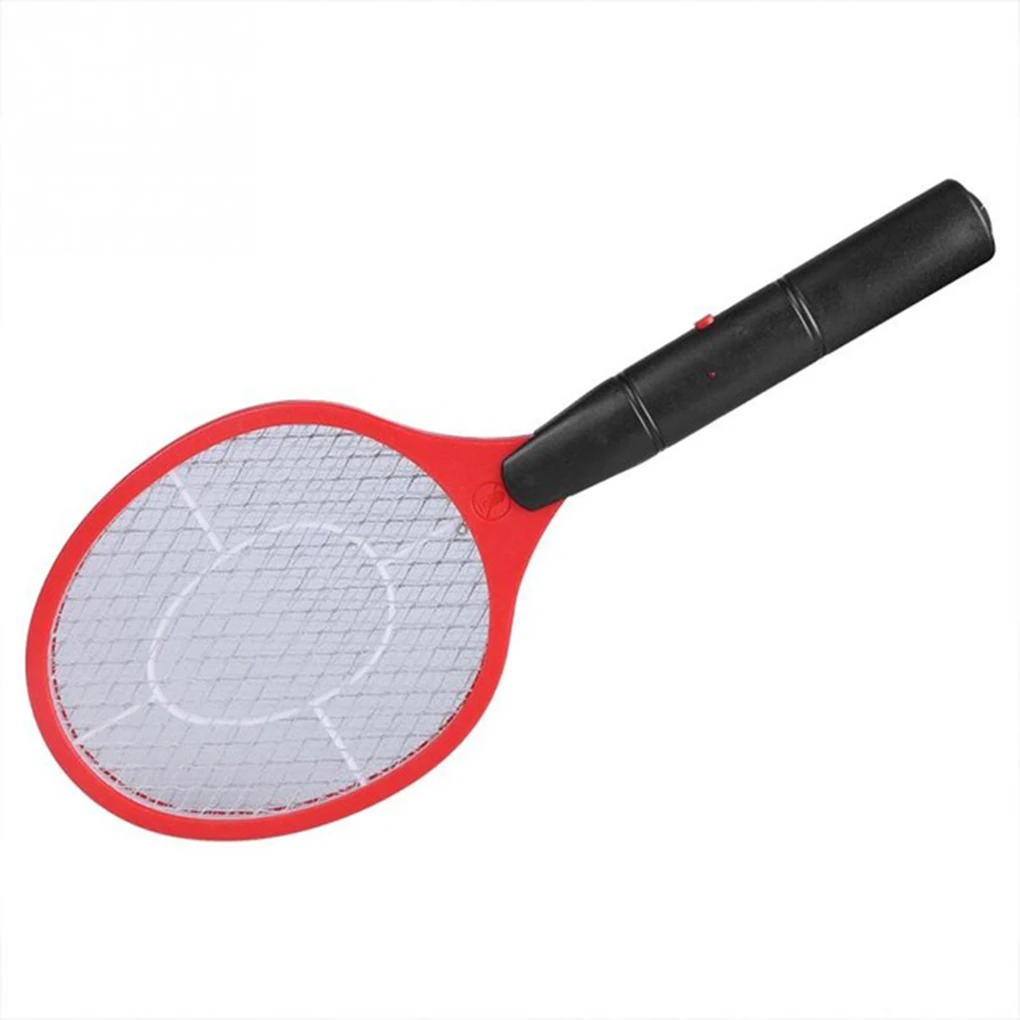 

Summer Triple Nets House Attery Power Electric Fly Swatter Electric Pest Repeller Bug Zapper Racket Wireless Long Handle