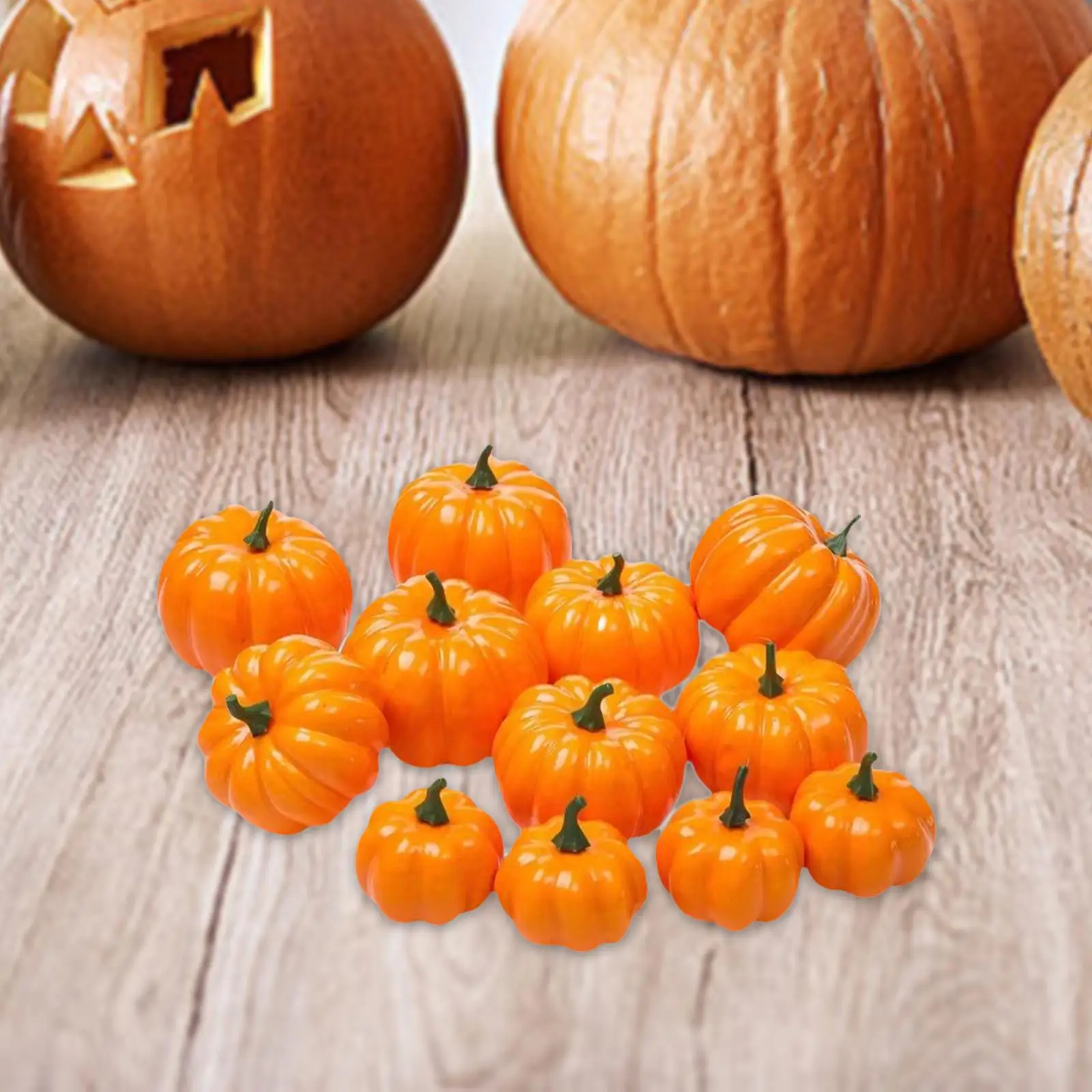 Праздничный декор для вечеринки 12x Harvest Pumpkins искусственные тыквы фермерского
