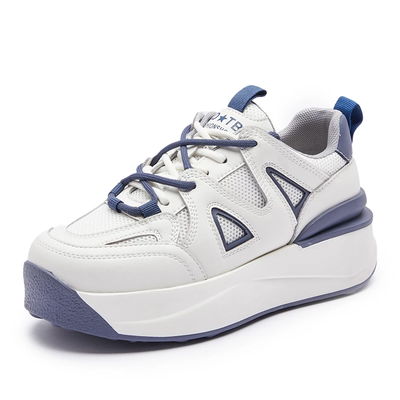 AIYUQI Genuine Leather Platform Sneakers Women 2023 New Sneakers Women Spring Light Breathable Women Casual Shoes