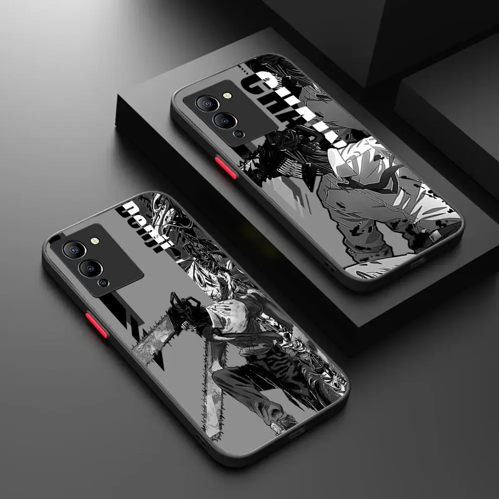 Anime Chainsaw Man Denji Power Phone Case For Infinix 5 4 TECNO POVA NEO 3 CAMON 17P 15 SPARK 8 6 GO AIR 16 S PRO
