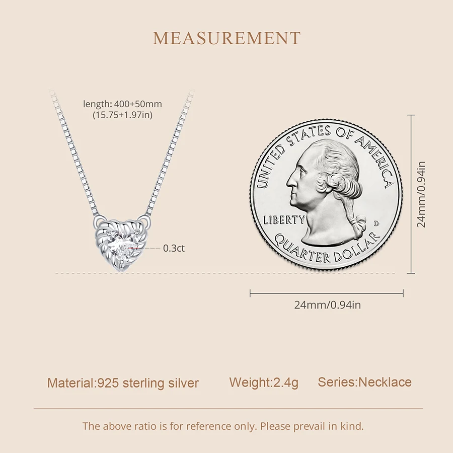 Ailodo в форме сердца D цвет VVS1 муассанит кулон ожерелье для женщин элегантное из