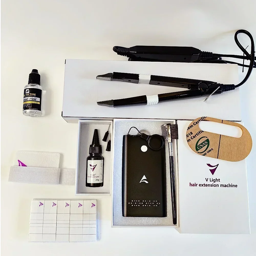 Peluca интеллектуальный звуковой сигнал с V-образным вырезом pieza de cabello Real herramienta