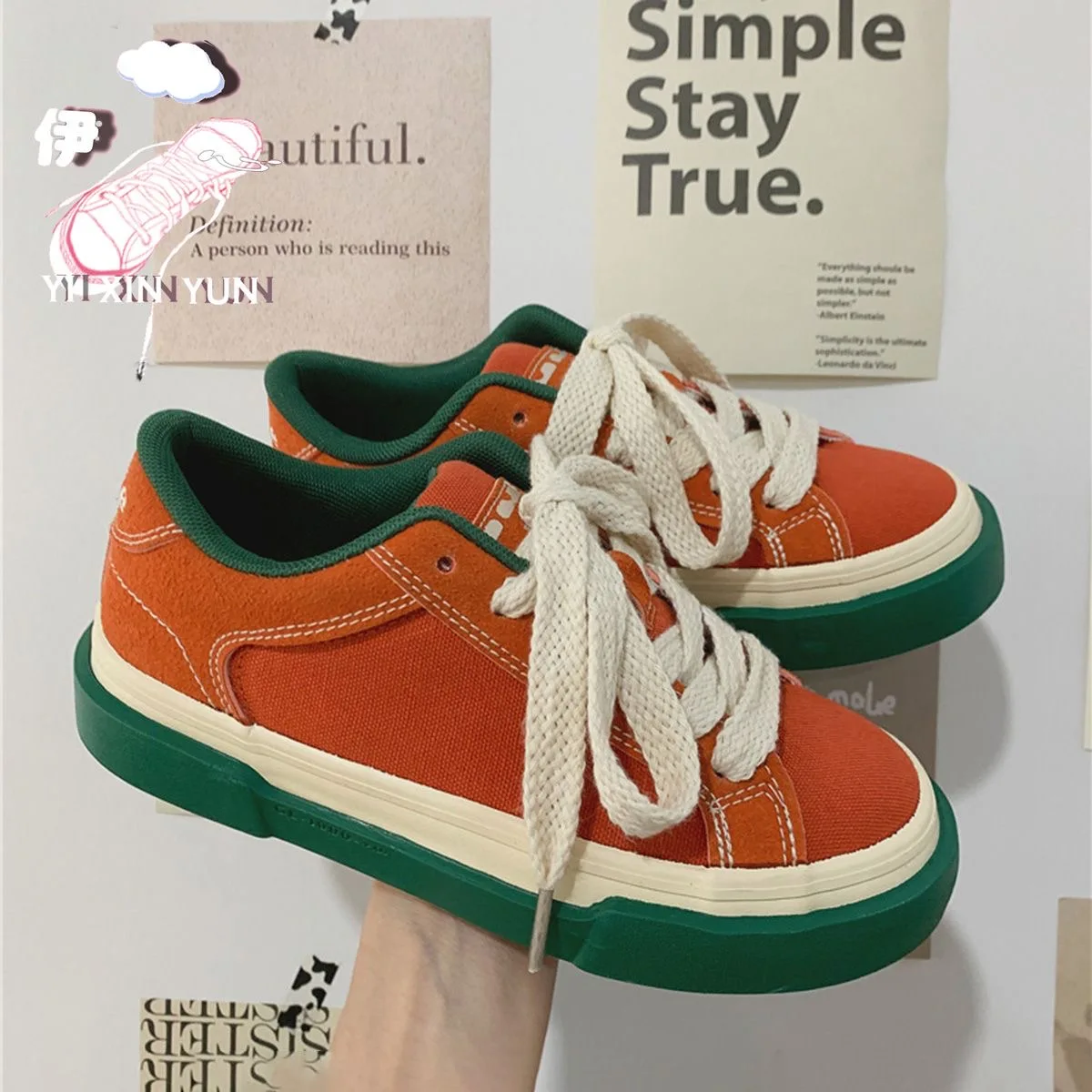 Sneakers Women 2023 Autumn Top Fashion Lace-up High-top Vulcanized Shoe Luxury Pattern Breathable Running Street Leather Sneaker