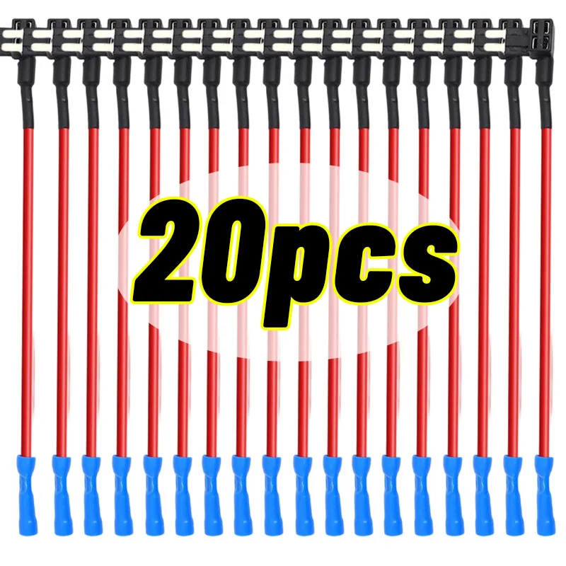 

20/5 шт., держатель адаптера для дополнительной цепи предохранителя, неразрушающая установка, блок предохранителей с лезвием, разветвитель мощности для автомобиля, грузовика, лодки