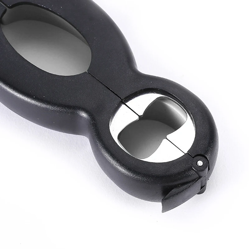 

Bottle Opener 6 in1 Stainless Steel Manual Opener Multifunction Portable Opener for Can Bottle Jar Wine Kitchen Travel Bar Tool