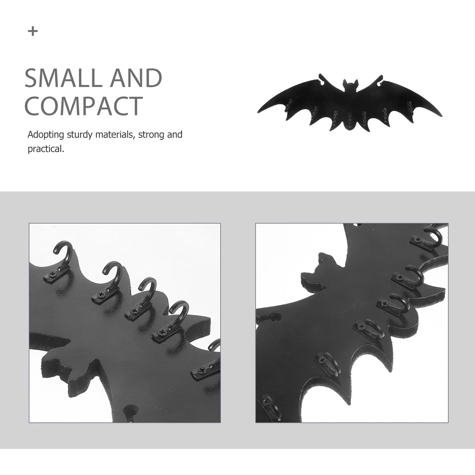 Крючок для ключей с летучей мышью домашний декор настенная вешалка пальто