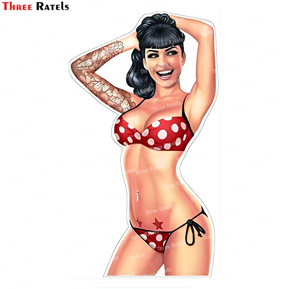Привлекательный светлый бикини Джесси Three Ratels L169 стикер и наклейки для девушек
