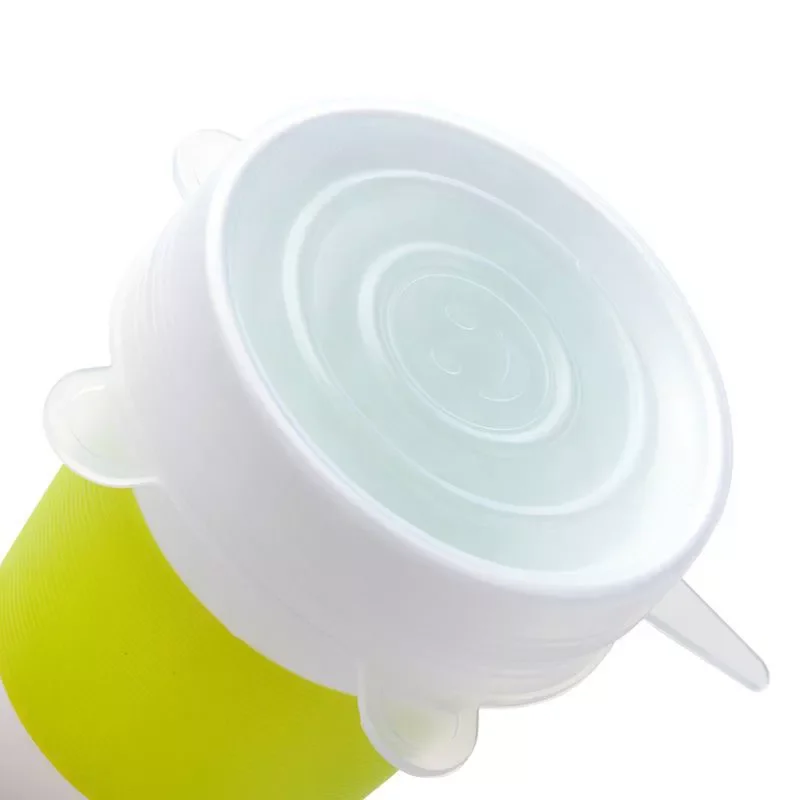 

Stretch Lids, 6-Pack Various Sizes Cover for Bowl, European-Grade Silicone kitchen accessories