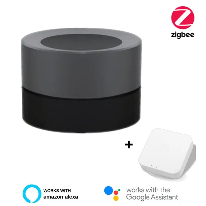 

1/3PC Tuya ZigBee Smart Knob Wireless Scene Switch Button Controller Automation Scenario For Tuya Smart Life Alexa Google Home