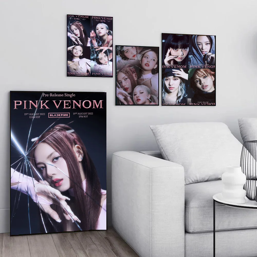 Kpop Girl B-Blackpink Poster Paper Print Home Living Room Bedroom Entrance Bar Restaurant Cafe Art Painting Decoration