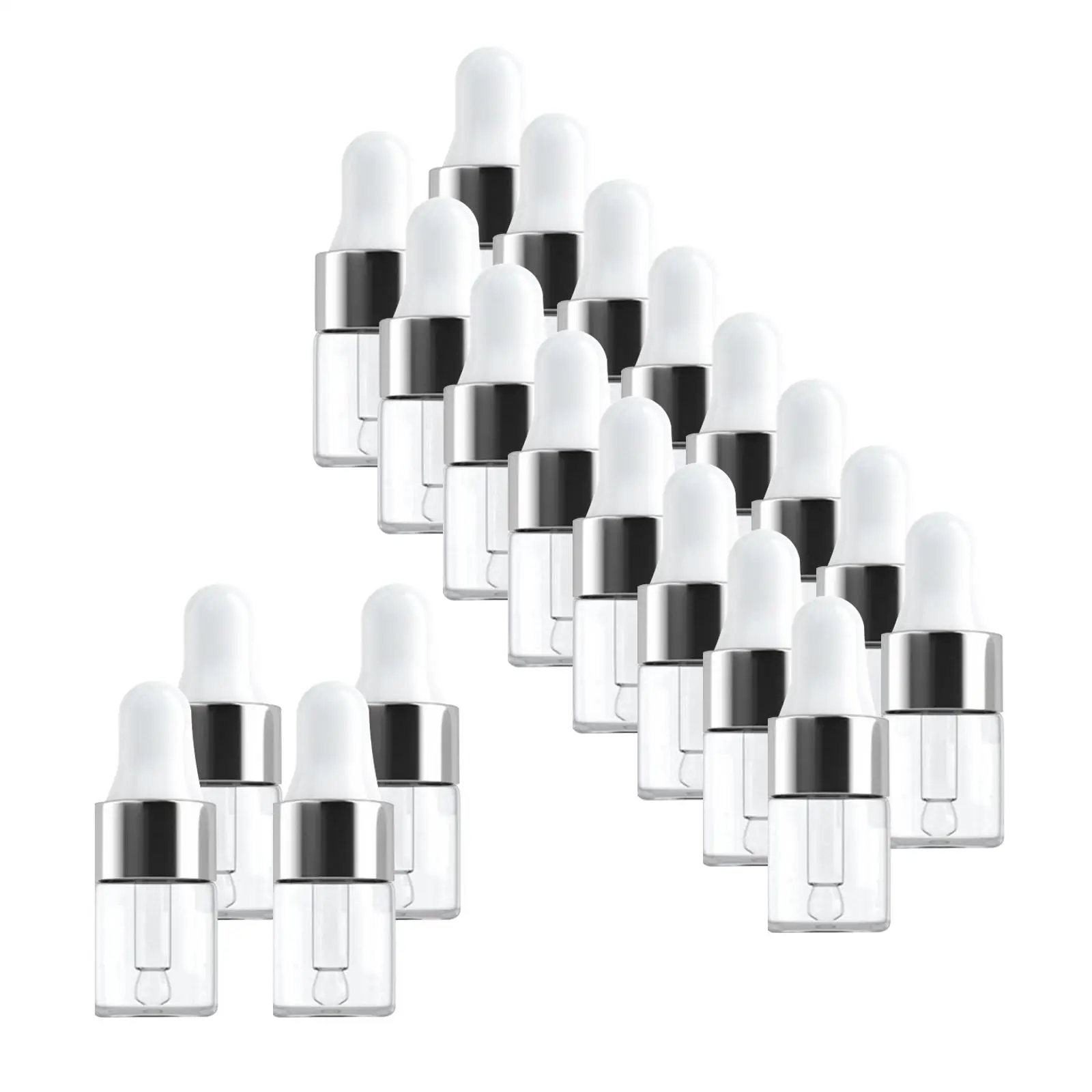 ПУСТЫЕ ФЛАКОНЫ ДЛЯ ЭФИРНЫХ МАСЕЛ (20 штук) - ЛЕГКОВЕСНЫЕ СТЕКЛЯННЫЕ ФЛАКОНЫ С КАПЕЛЬНИЦЕЙ ДЛЯ ПУТЕШЕСТВИЙ, ДОМА, ОФИСА, МАССАЖА.