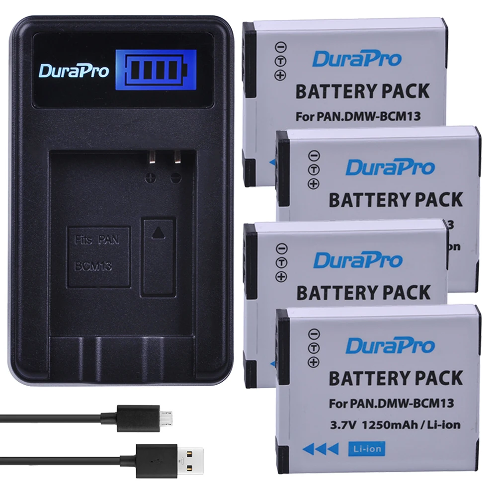 

DMW-BCM13 Bateria DMW BCM13E BCM13PP Battery + Charger for Panasonic Lumix DC-TS7, DMC-FT5, DMC-LZ40, DMC-TS5 DMC-TZ37 TZ40 TZ41