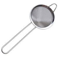 tea strainer 3 3 inch fine mesh sieve strainer stainless steel mesh strainer with handle for strain drain and rinse