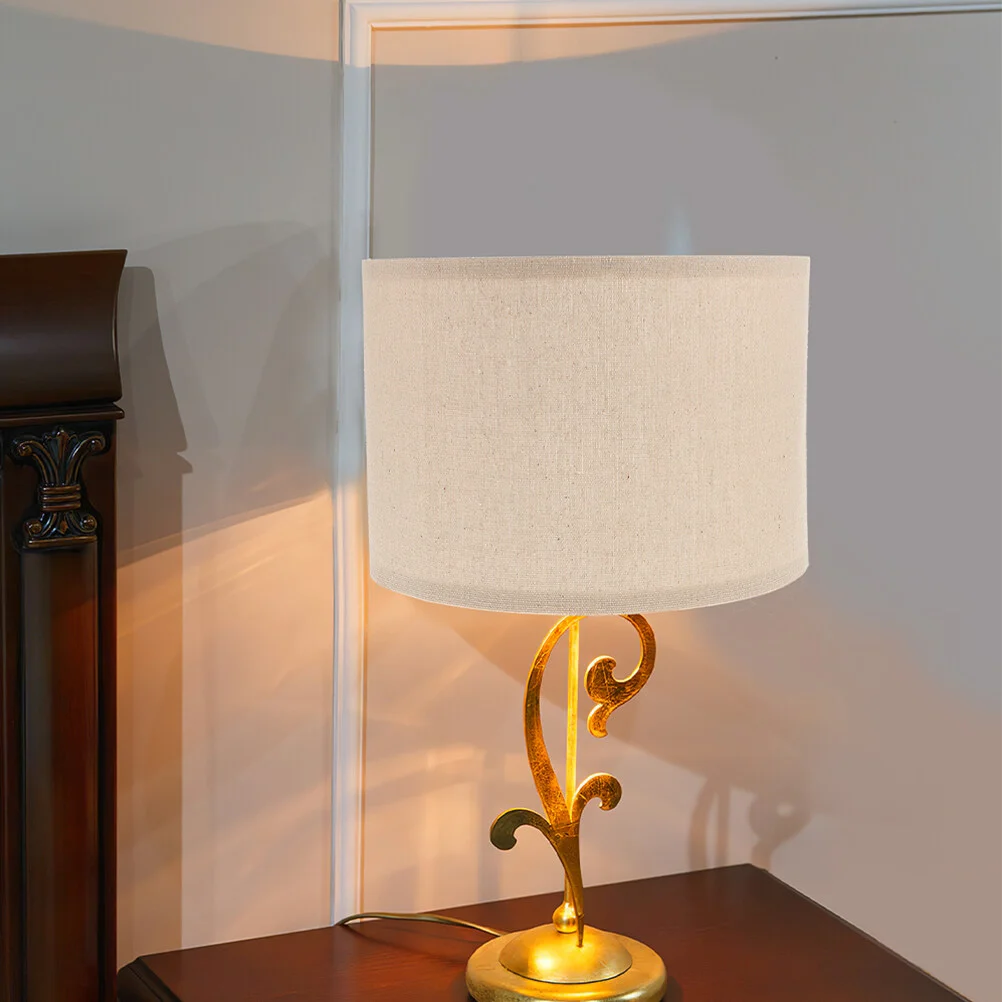 

Removable Small Lampshade Desktop Lamp Shade Chandelier Shade Linen Lampshade