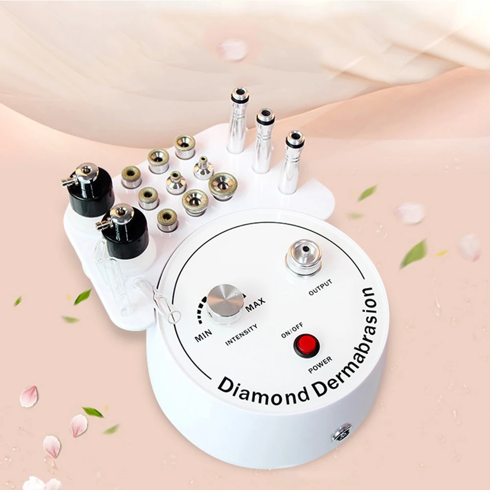 Microderm Abrasion Machine Exfoliation Blackheads Wrinkle Removal for Facial Peeling Skin Care Home Salon Spa with Spray