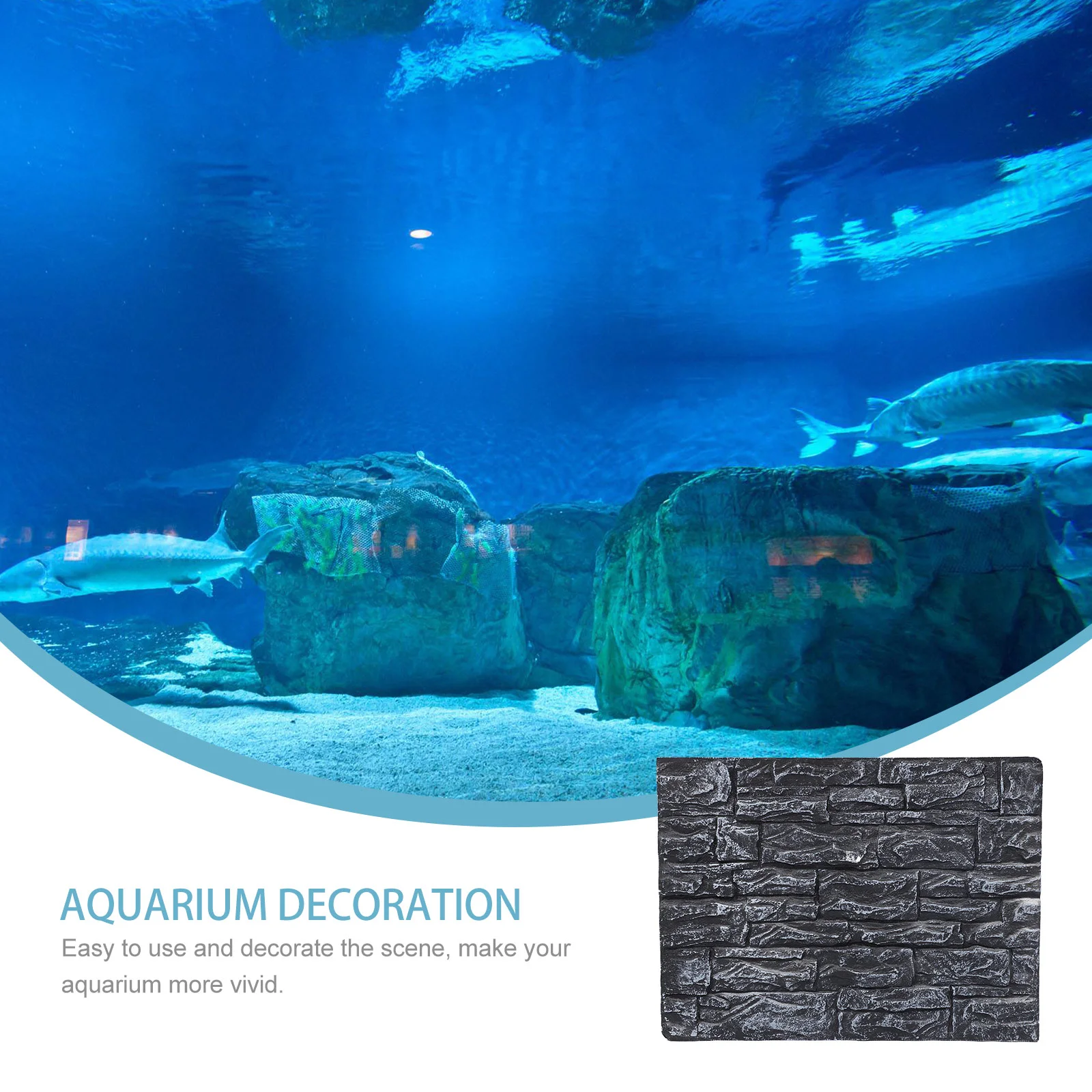 

Aquarium Background Wall Simulation Stone Board Simulation Stone Background Decor for Tank Decor Home Aquarium