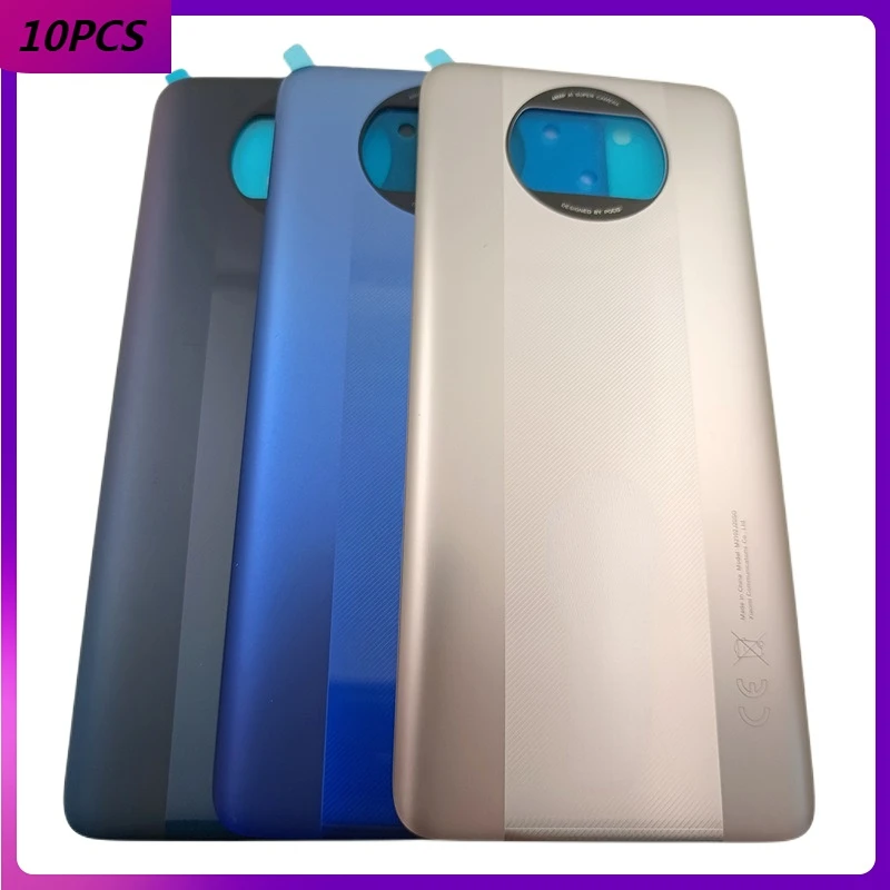 

10 шт./партия, задняя крышка аккумулятора для Xiaomi Poco X3