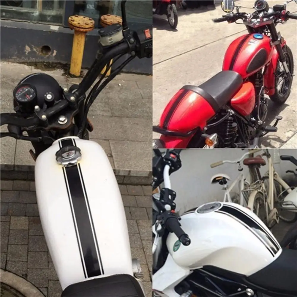 Купи 50cm Motorcycle Decals DIY Fuel Tank Sticker Waterproof for Racing Motorcycle Accessories Funny Decoration Sticker за 34 рублей в магазине AliExpress