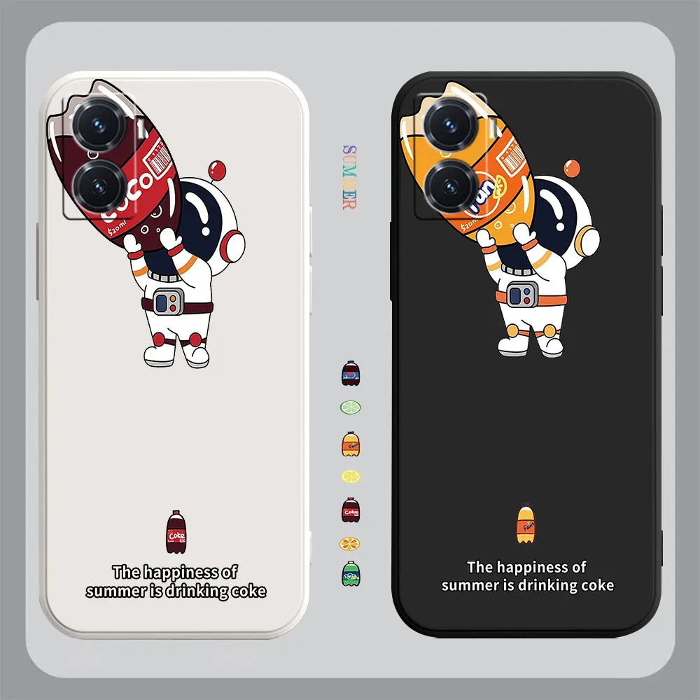 Чехол для VIVO Y93 Y85 Y83 Y77E Y77 Y76S Y73S Y71T Y66 Y55S Y53S Y52S Y51S Y50 Y35 Y33S Y31 Cola крышка с аэрированным