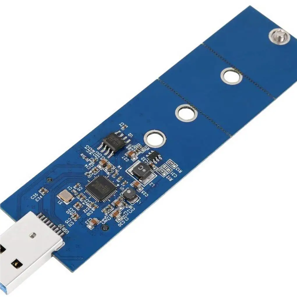 

Адаптер USB 3,0-NVME M.2 NGFF SSD M + B Key 2280 2260 2242 NGFF