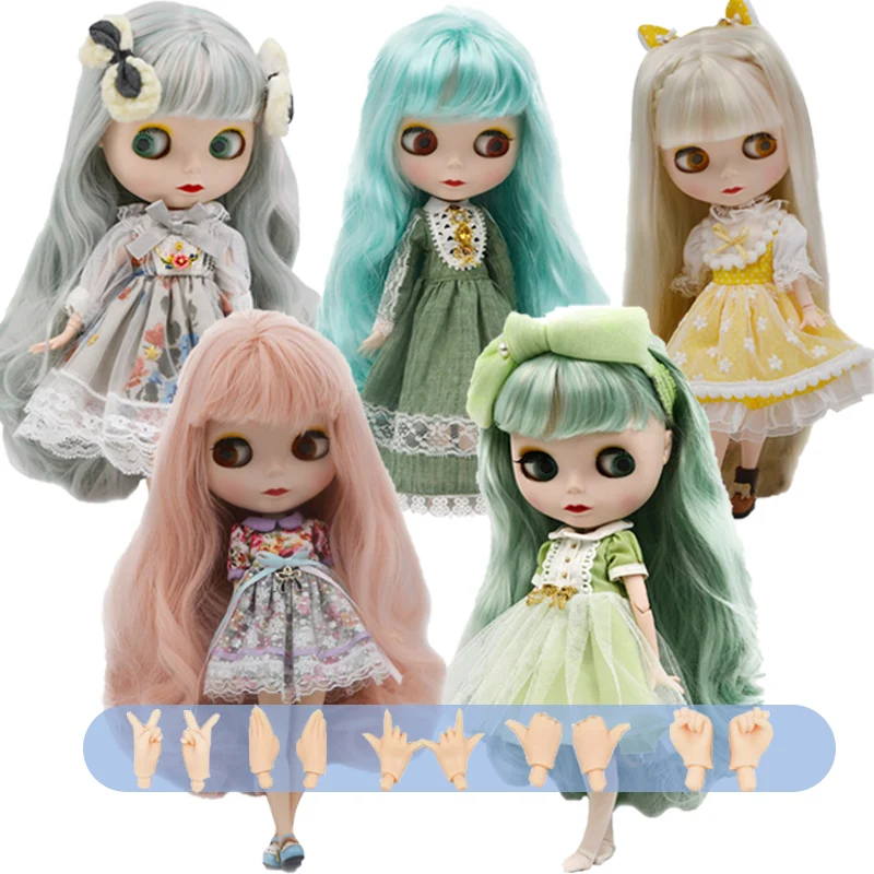 Кукла YUMMON Blyth шарнирная 1/6 тело обнаженное 30 см матовое лицо с белой кожей по