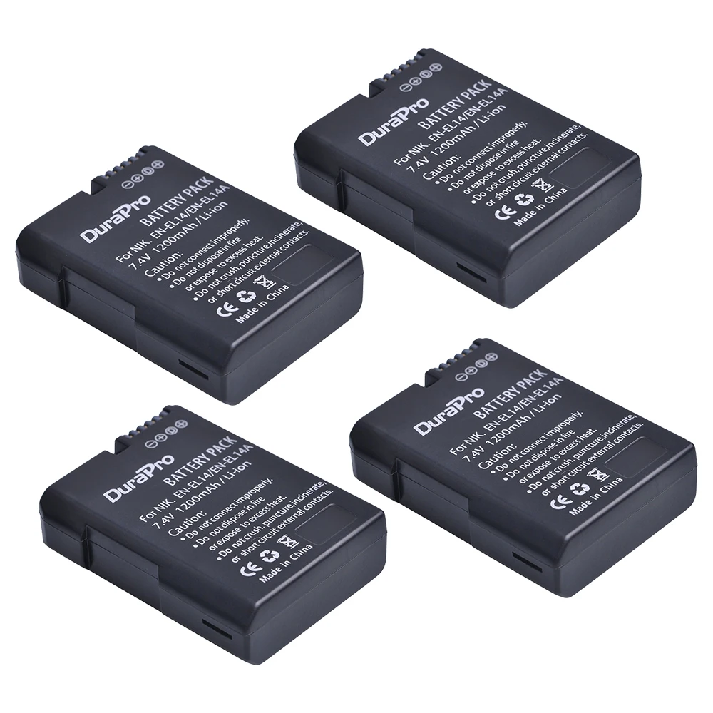 EN-EL14A Bateria EN-EL14 EN EL14 Battery for Nikon D3100 D3200 D3300 D3400 D3500 D5600 D5100 D5200 P7000 P7800 P7700