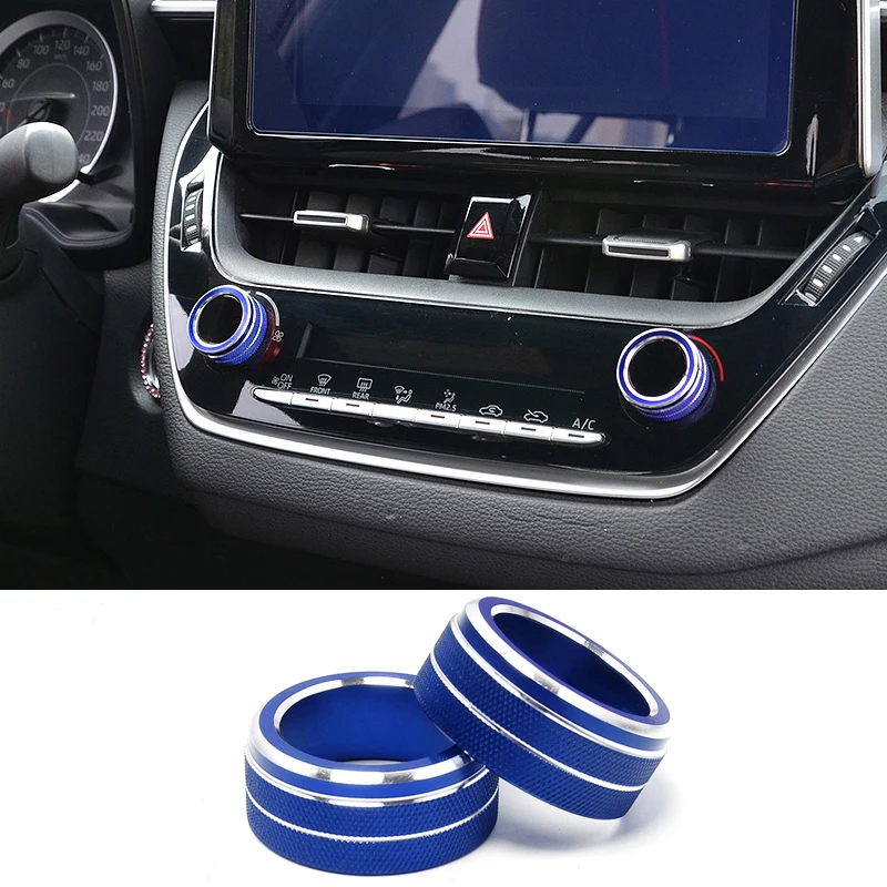 

Панель Управления Климат-контролем Из Алюминиевого Сплава Для Toyota Corolla E210 2019-2025 (гибрид), Внутренняя Отделка