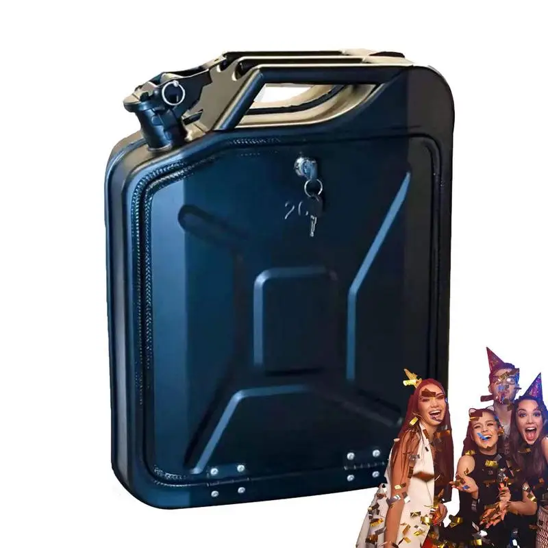 

New Jerry Can Canister Mobile Bar Cabinet My Cave My Rules Mini Bar Whiskey Jerry Can Mini Bar For Husband For Men's Gift