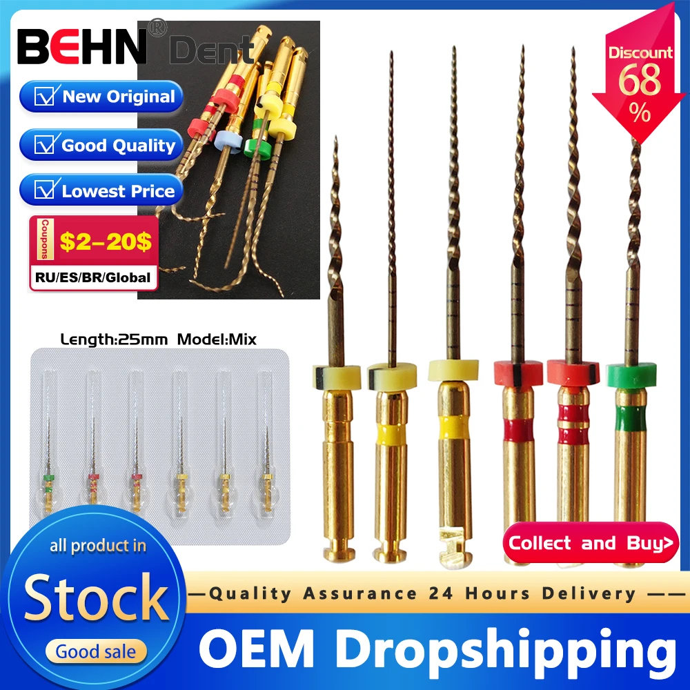

6 шт./коробка, профессиональные Стоматологические Инструменты 25 мм
