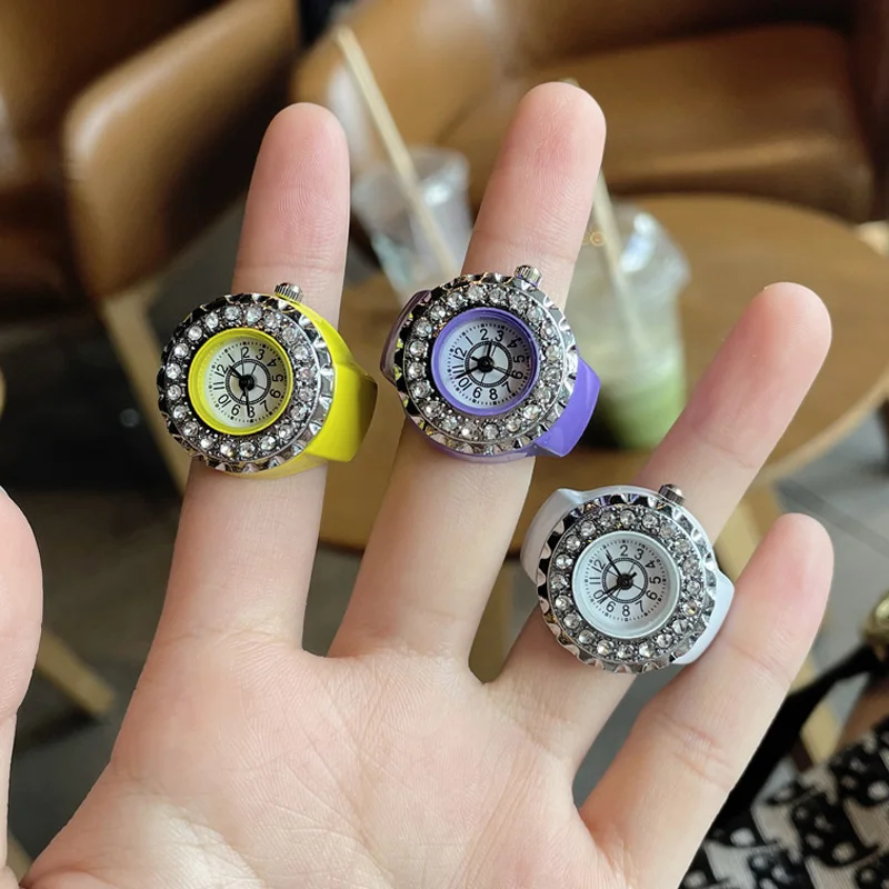 Новинка 2022 дизайнерские кольца для часов с имитацией указки женщин и мужчин