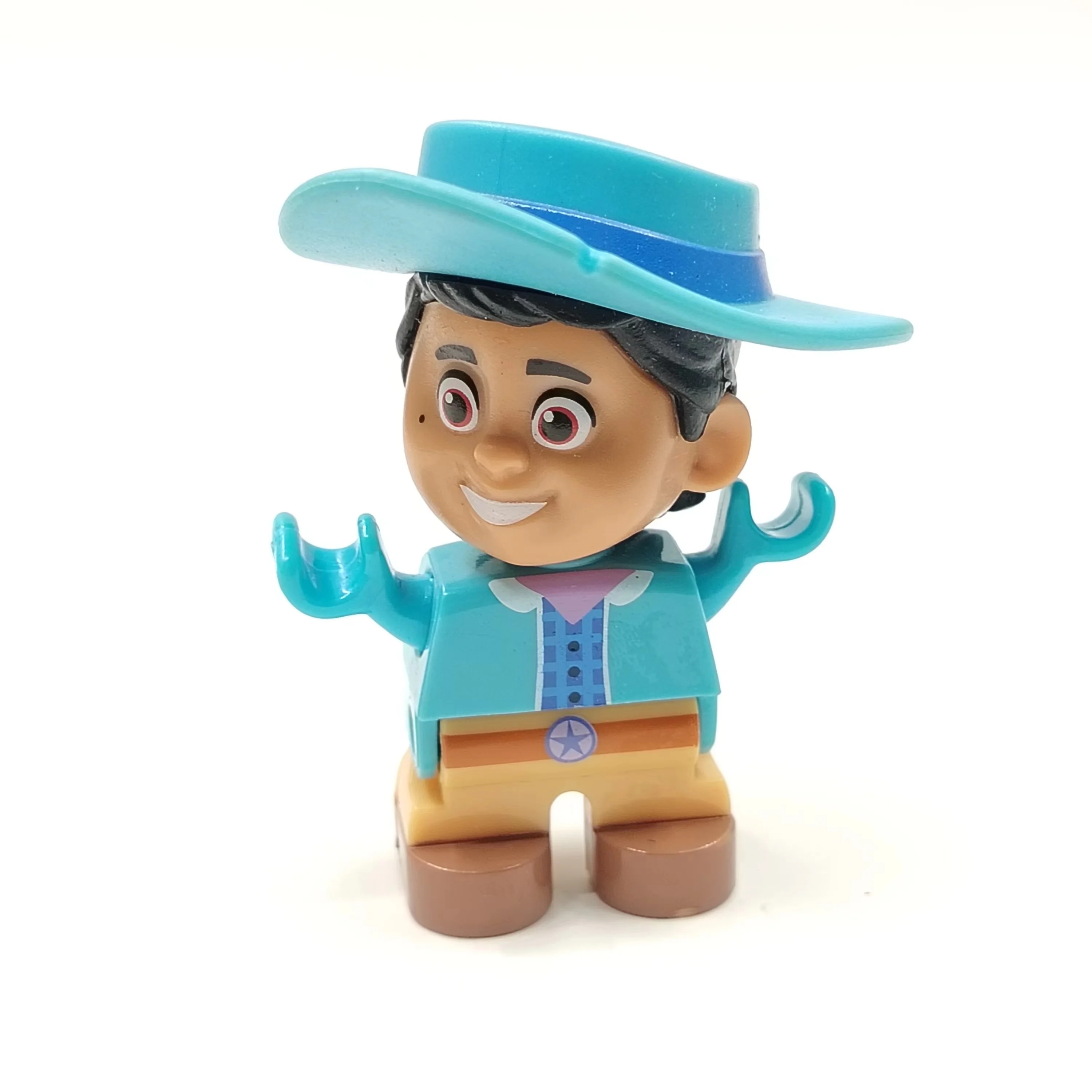 Фото 1 шт. оригинальная фигурка Дино Ранчо с героями мультфильмов Мигеля можно использовать для блочных игрушек, детский подарок №2
