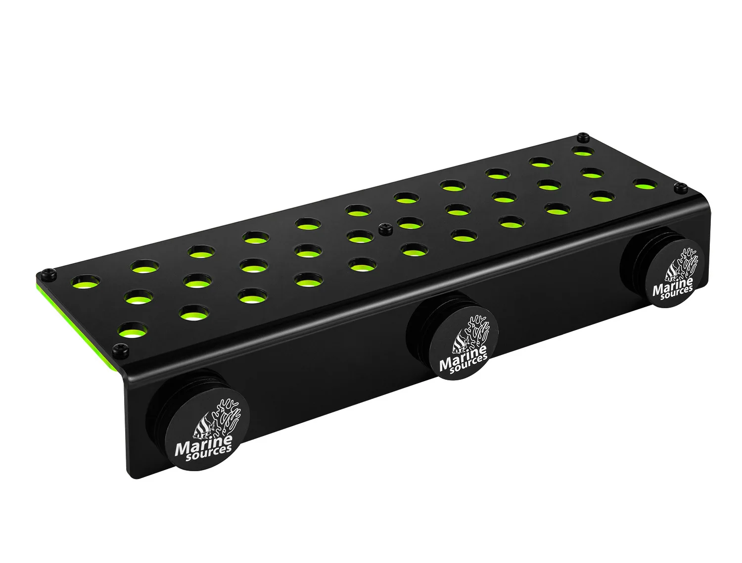 Marine Sources Fish Tank Strong Magnetic Suction Fluorescent Green 32 -holes Dark Coral SPS Bracket Suspended Luminous Acrylic
