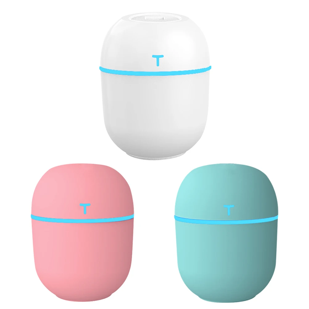 

200ml Mini Ultrasonic Air HumidifierLED Light USB Essential Oil Diffuser Car Purifier Aroma Anion Mist Maker