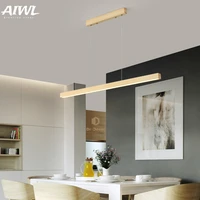 nordic led wood pendant light for home decorationoffice dining room bedroom pendant lamps hanging indoor lighting fixtures