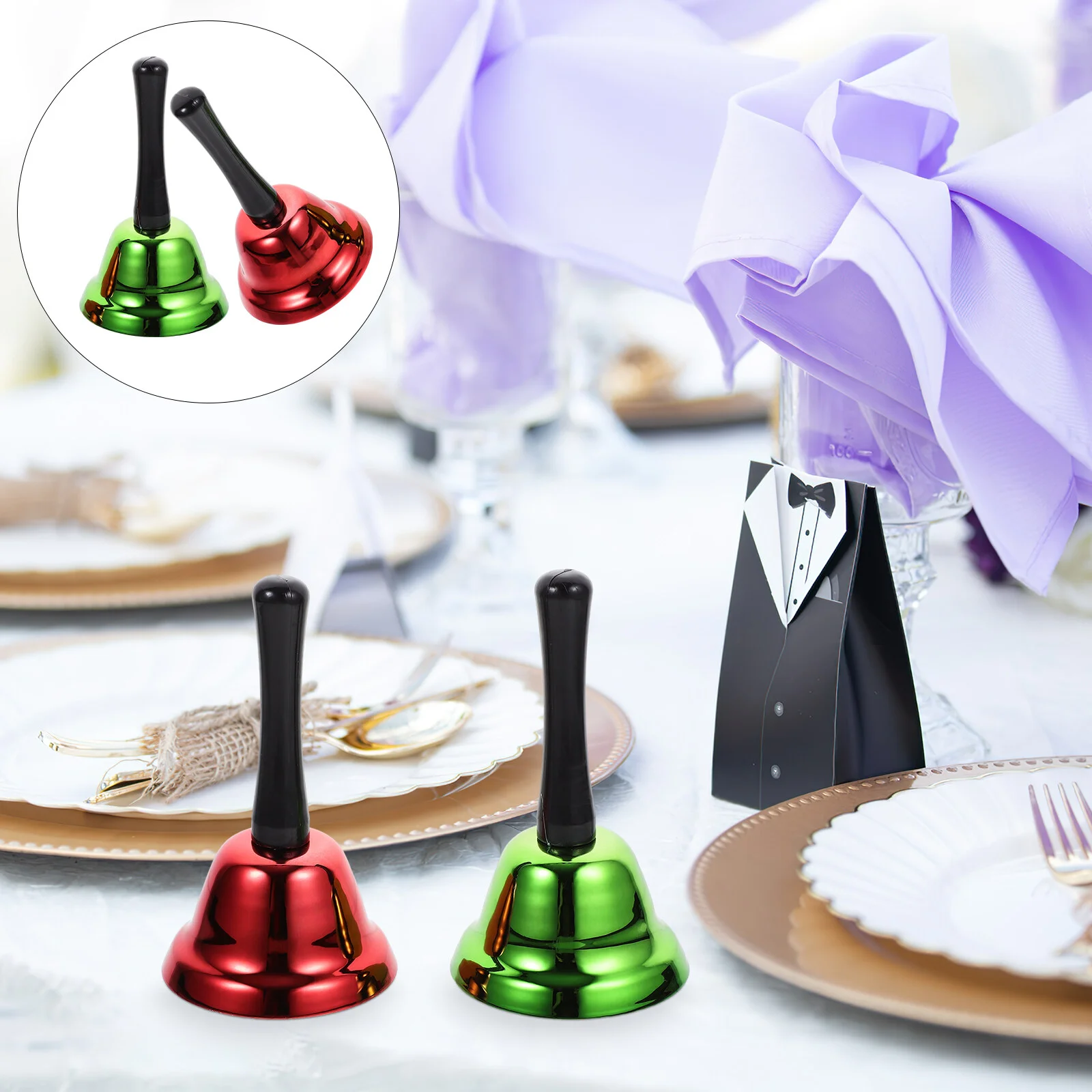 

Doorbell Christmas Hand Bells Dining Table Service Calling Hotel Decorative Bar