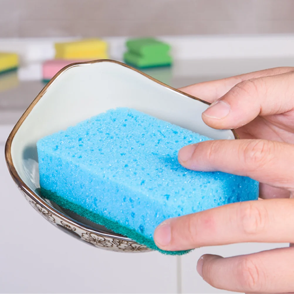 

Sponge Scrub Kitchen Cleaning Bathroomhousehold Home Product Washing Brush Pan Scouring Pad Dish