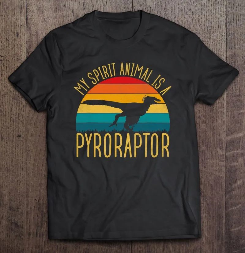 

Pyroraptor Is My Spirit Детские футболки с животными-динозаврами влюбленными динозаврами манга гранж рубашки для мужчин Мужская футболка Оверсайз Фу...