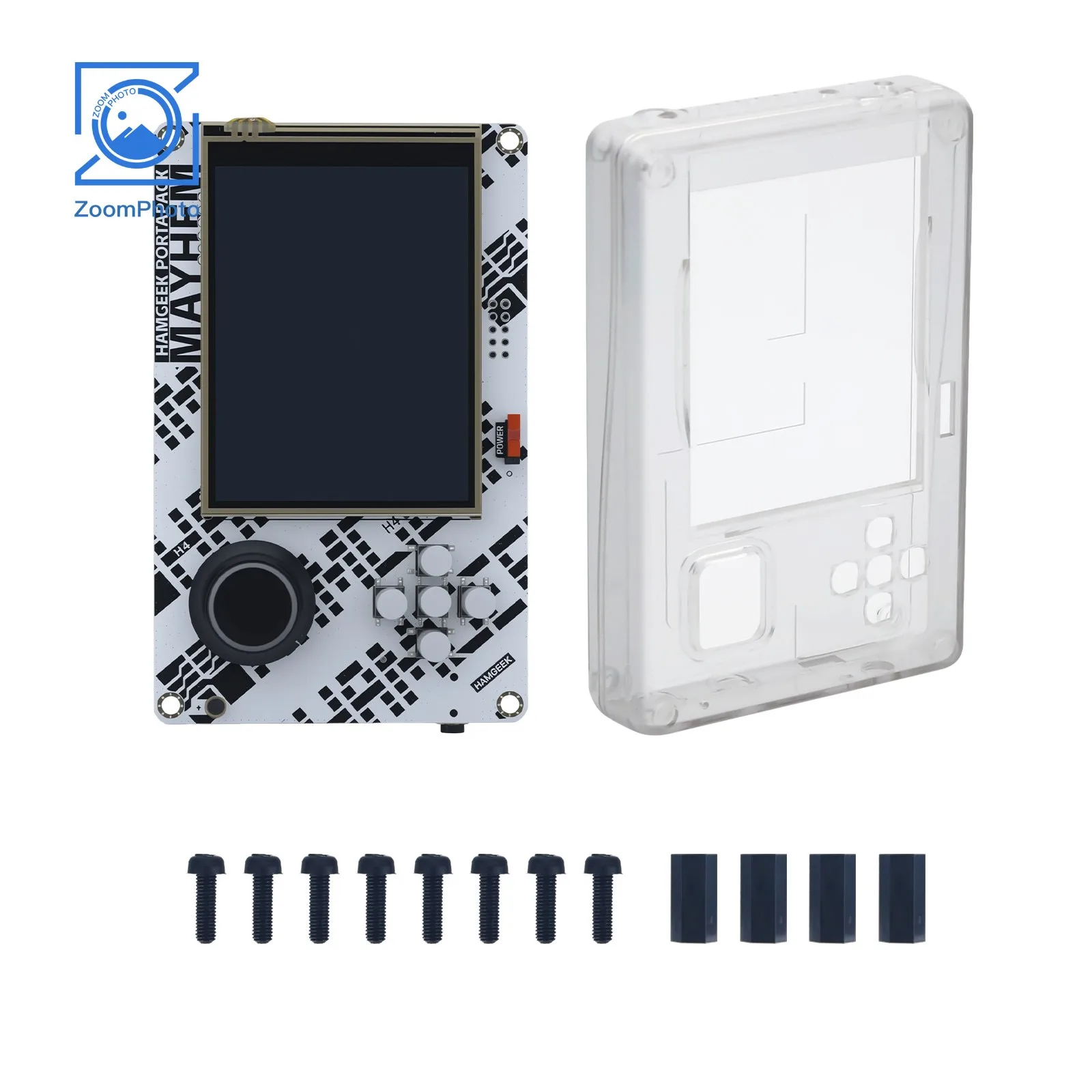 Фото HAMGEEK Portapack H4 Mayhem в комплекте с пластиковым корпусом для программно-определяемого радио Hack-RF 1 R9C R10 R10C №1