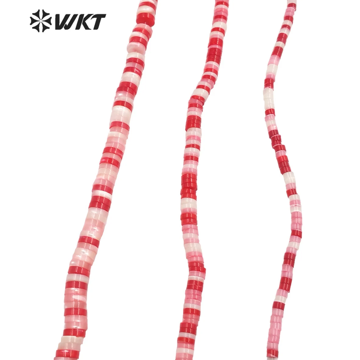 WT-G321 Женские ювелирные изделия DIY Натуральные бусины-ракушки на нити для ожерелья