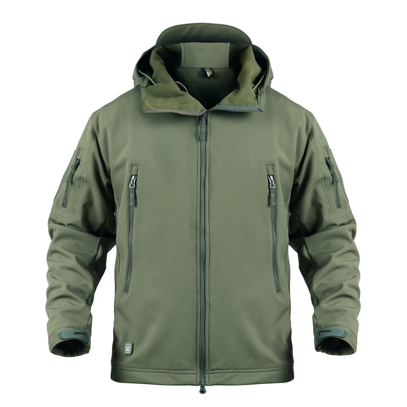 

New Military Camouflage Jacket Coat Men Plus Size 5XL Waterproof Soft Shell Tactical Jackets Mens Windbreaker Hunt Clothes