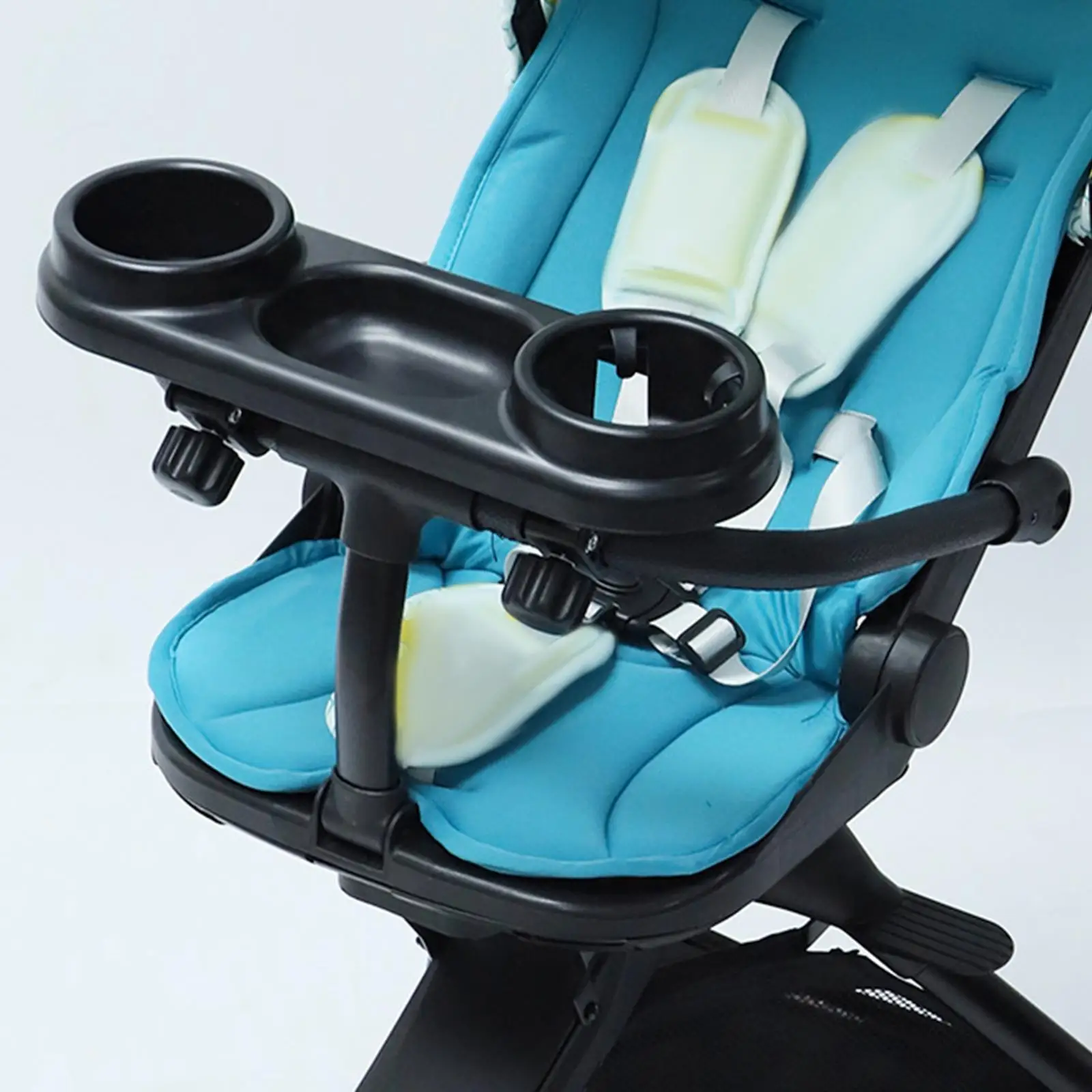 

Baby Stroller with Adjustable Clip Stable Fixation Grip Child Tray Accessories Washable for Car