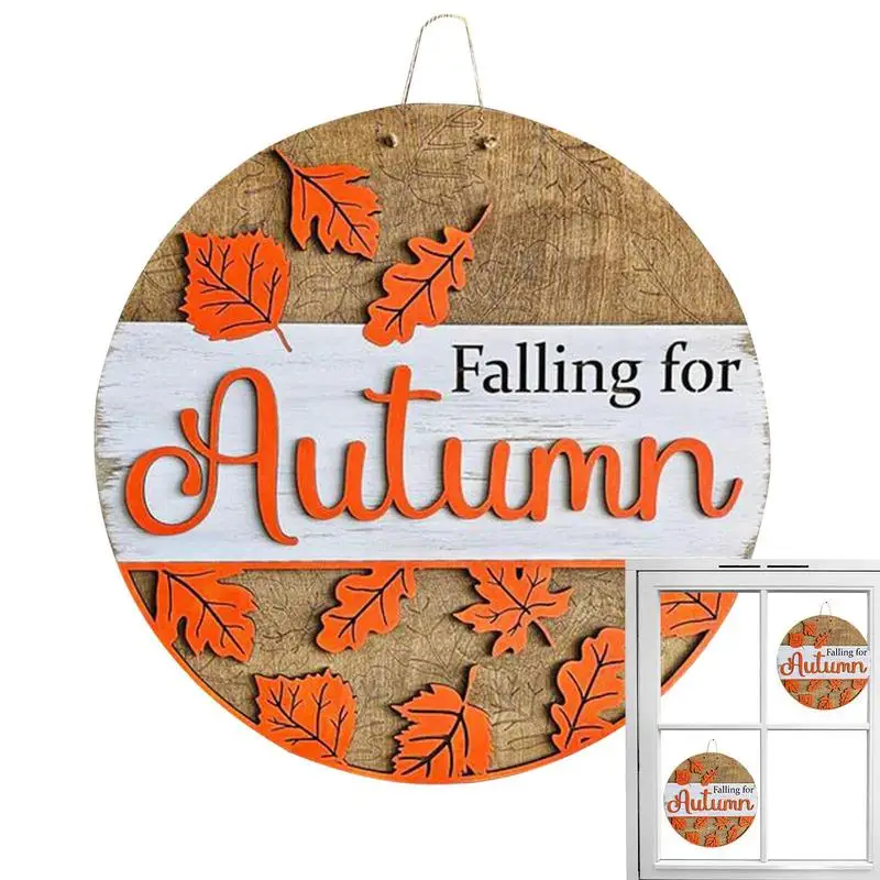 

Welcome Sign For Front Door Autumn Door Sign Wall Art With Maple Leaves Wooden Door Hanger For Wall Farmhouse Thanksgiving Porch