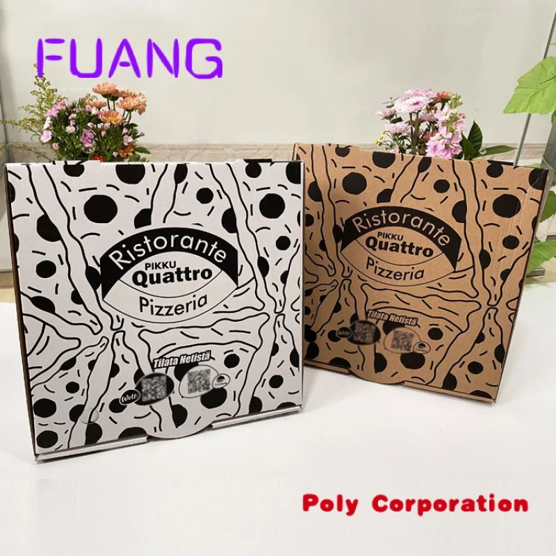 Pizza Box Manufacturers 12 14 16 18 Inch Custom Black Pizza Boxes High Quality Pizza Box
