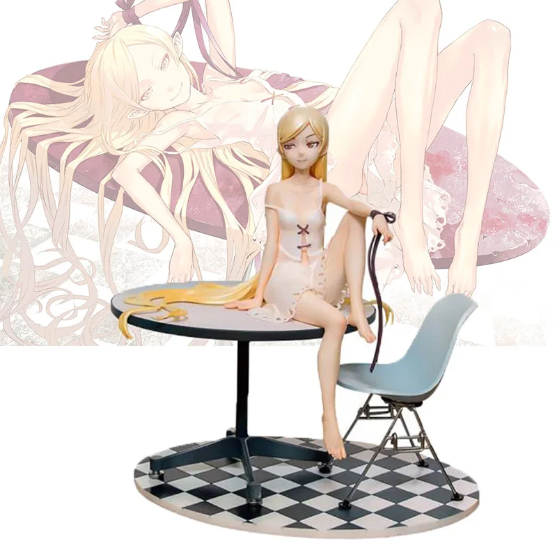 

Kizumonogatari Oshino Shinobu PVC 19 CM Action Figure Japanese Anime Model Toys Aldult Collection Doll