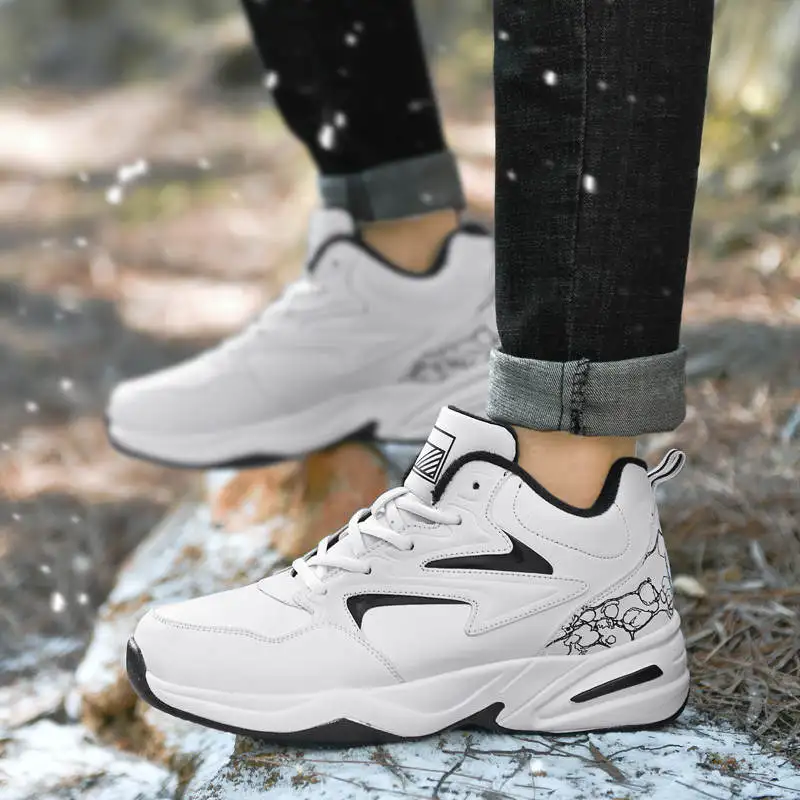 

Мужские теннисные туфли Zapat, черные высокие кроссовки, обувь для тенниса, размер 2022, без застежки, лоферы, 11,5