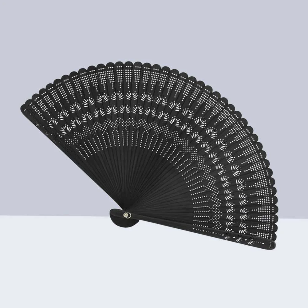 

Fan Folding Fans Hand Silk Handheld Vintage Forwomen Chinese Dancing Wedding Foldable Paper Held Japanese Wooden Fabric Retro