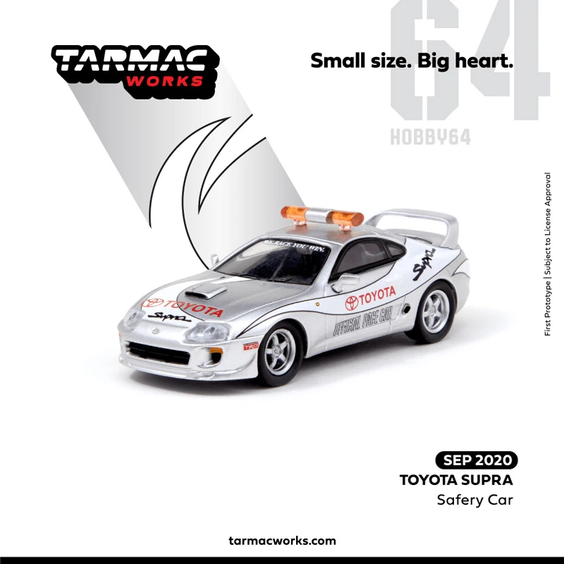 

Tarmac работает TW 1:64 Supra, безопасные гоночные автомобили, серебряный сплав, Коллекционная модель, миниатюрные машинки, игрушки