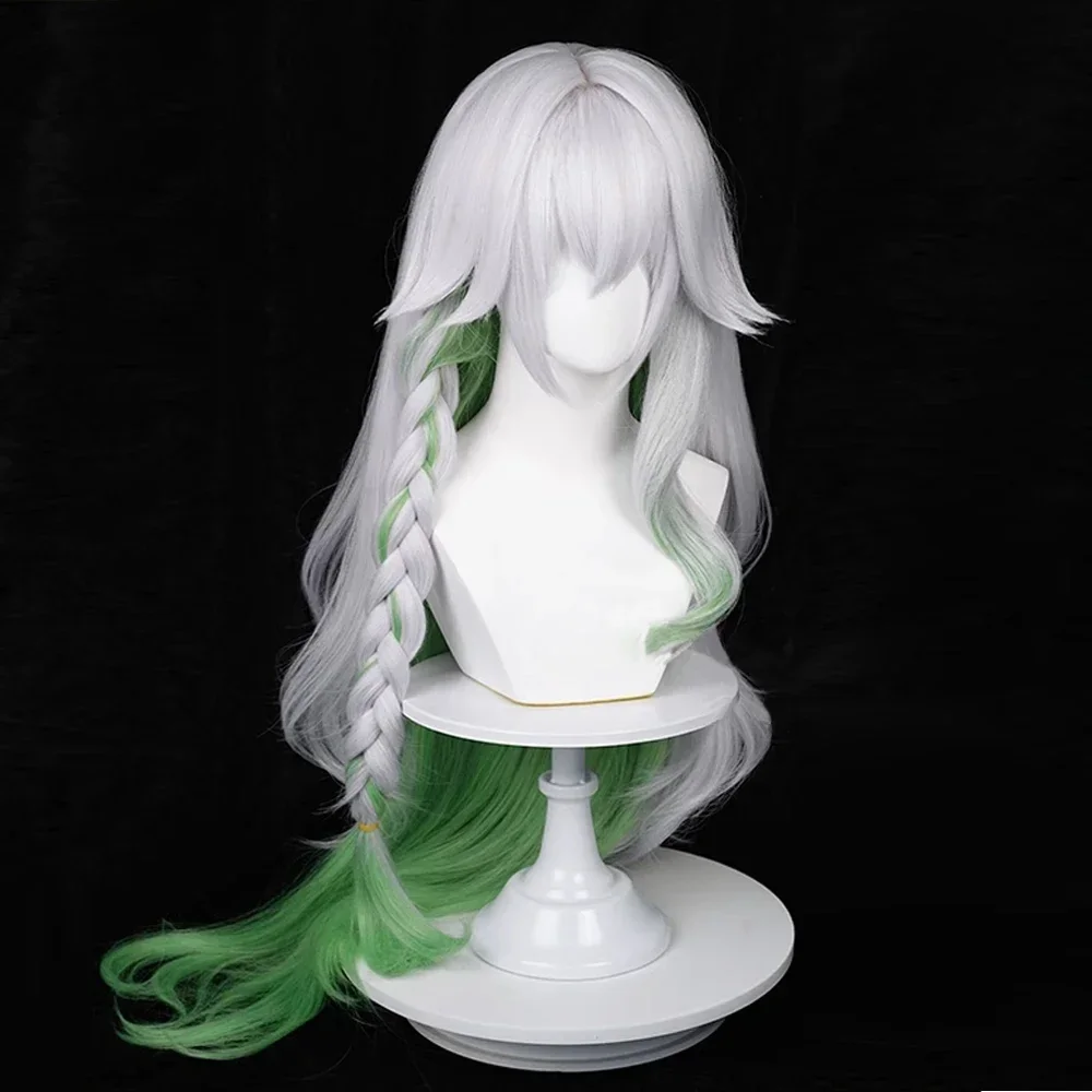 Парик для косплея Nahida Genshin Impact The Greater Lord Rukkhadevata синтетический длинный волнистый