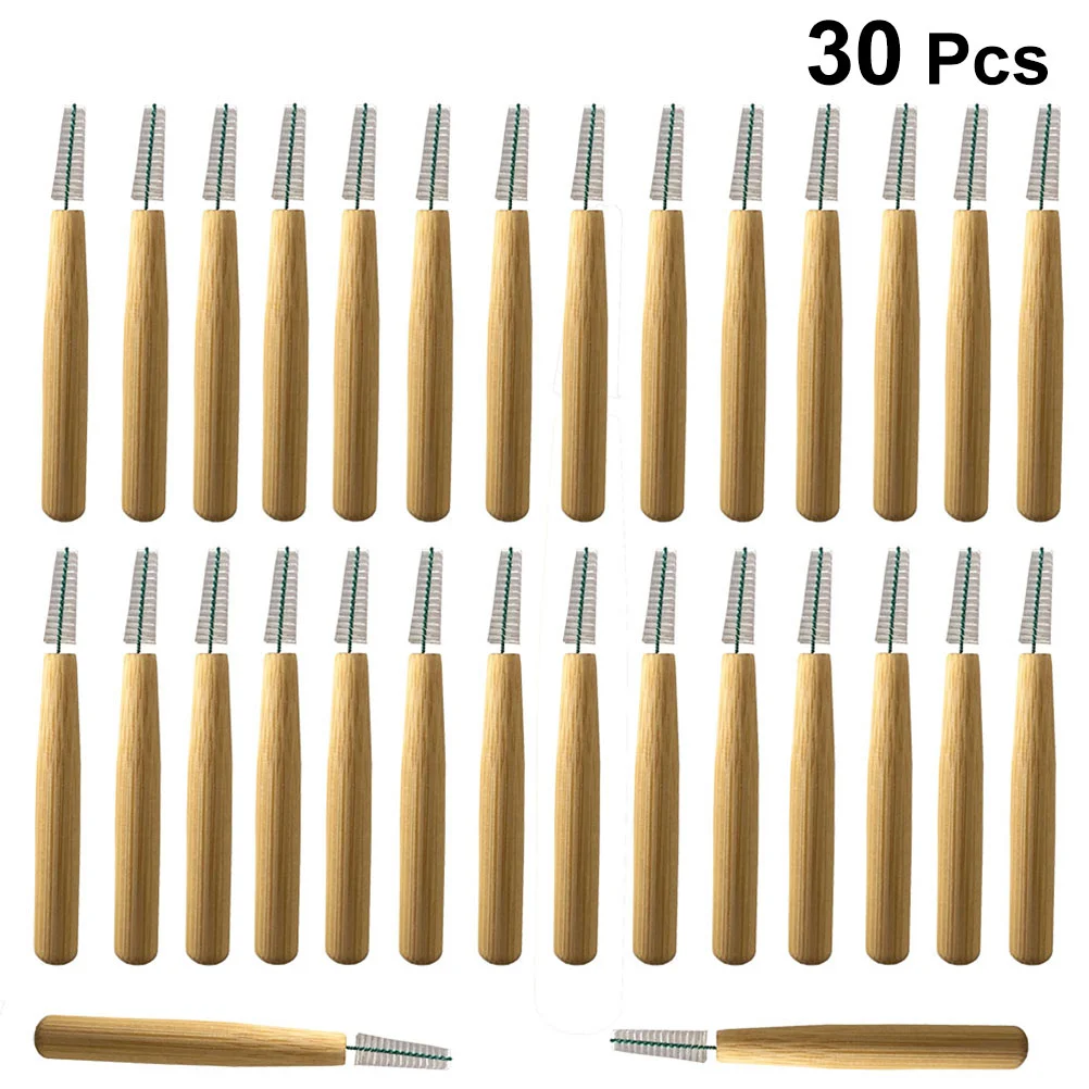 

30pcs Brushes Between Periodontal Brush Inter Picks Flossing Brush Interprox Brush