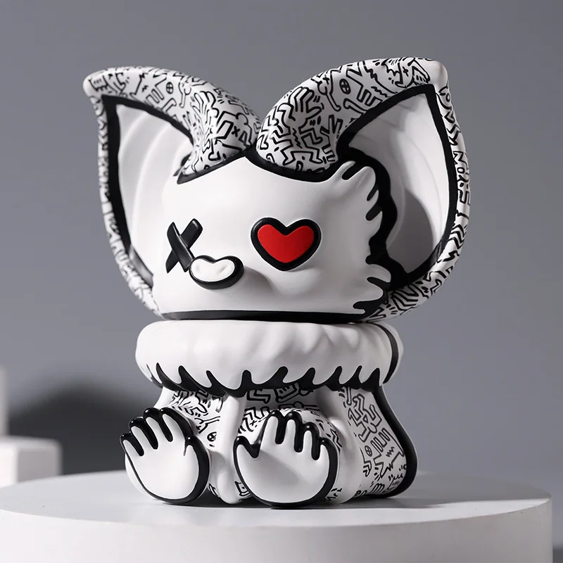 

Haring YOKI×Keith Figurine Cute Kawaii Vinyle Toy For Collection Free Shipping